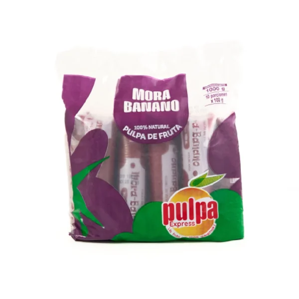Pulpa de mora banano